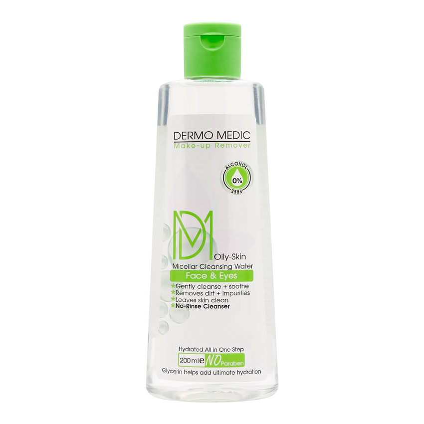 Dermomedic Micellar Water for oily skin.zibafee.95112